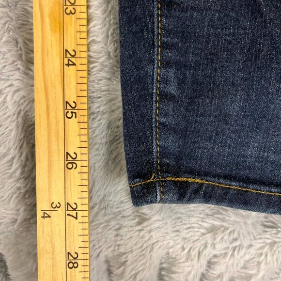 Judy Blue Jeans Women 7/28 Dark Wash Stretch Skinny Mid Rise Denim Soft Comfort - Picture 6 of 8